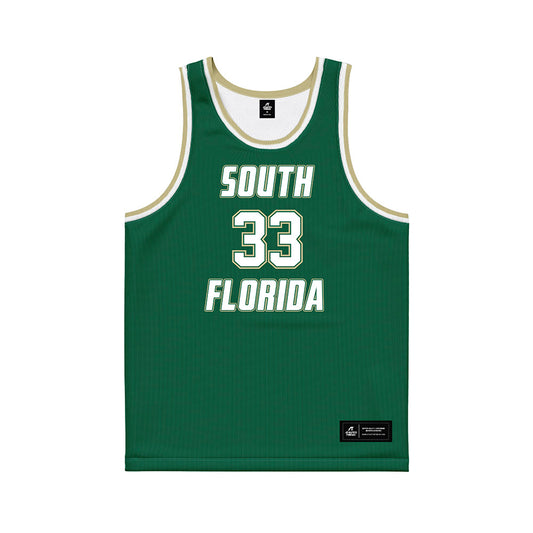 USF - NCAA Men's Basketball : Donovan Waleskowski - Basketball Jersey-0