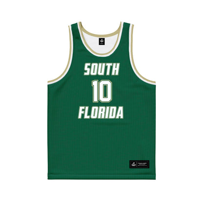 USF - NCAA Men's Basketball : Tristan Beckford - Basketball Jersey-0