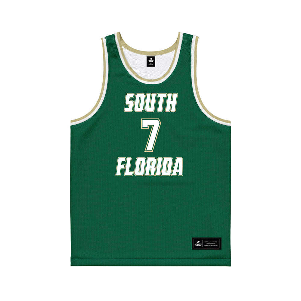 USF - NCAA Men's Basketball : Jayden Johnson - Basketball Jersey-0