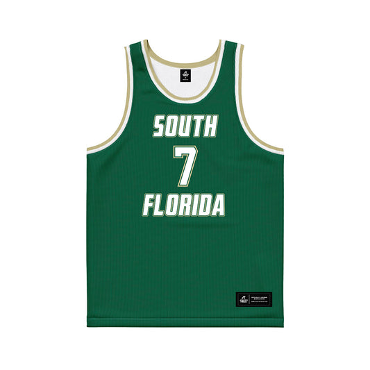 USF - NCAA Men's Basketball : Jayden Johnson - Basketball Jersey-0