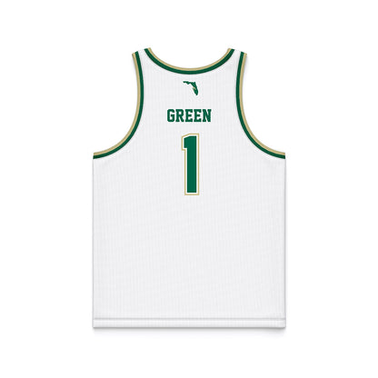 USF - NCAA Men's Basketball : DeAnte Green - Basketball Jersey-1