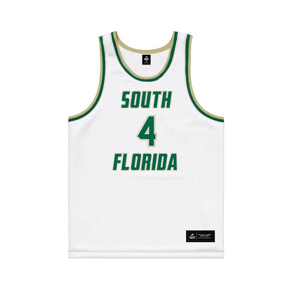USF - NCAA Men's Basketball : Devin Haid - Basketball Jersey-0