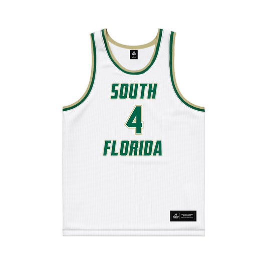 USF - NCAA Men's Basketball : Devin Haid - Basketball Jersey-0