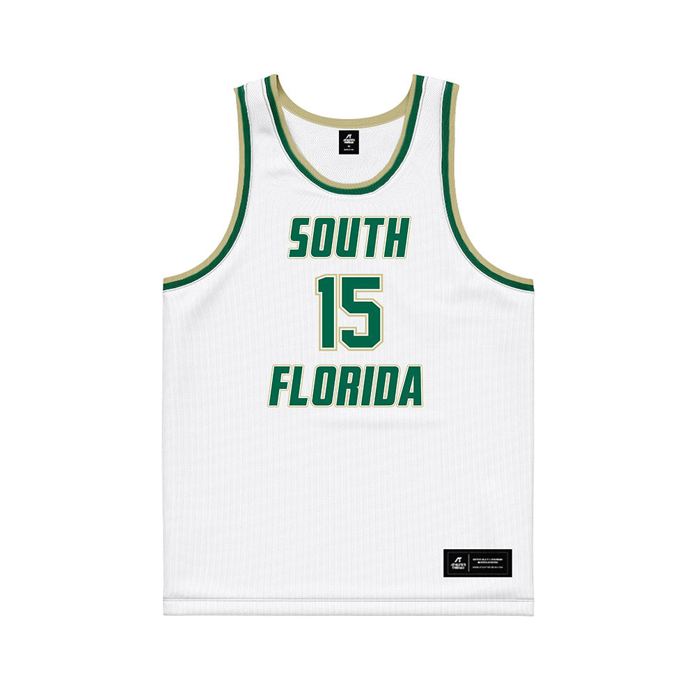 USF - NCAA Men's Basketball : Onyx Nnani - Basketball Jersey-0