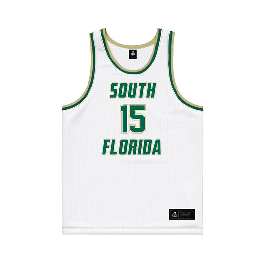 USF - NCAA Men's Basketball : Onyx Nnani - Basketball Jersey-0