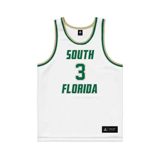 USF - NCAA Men's Basketball : Isaiah Jones - Basketball Jersey-0