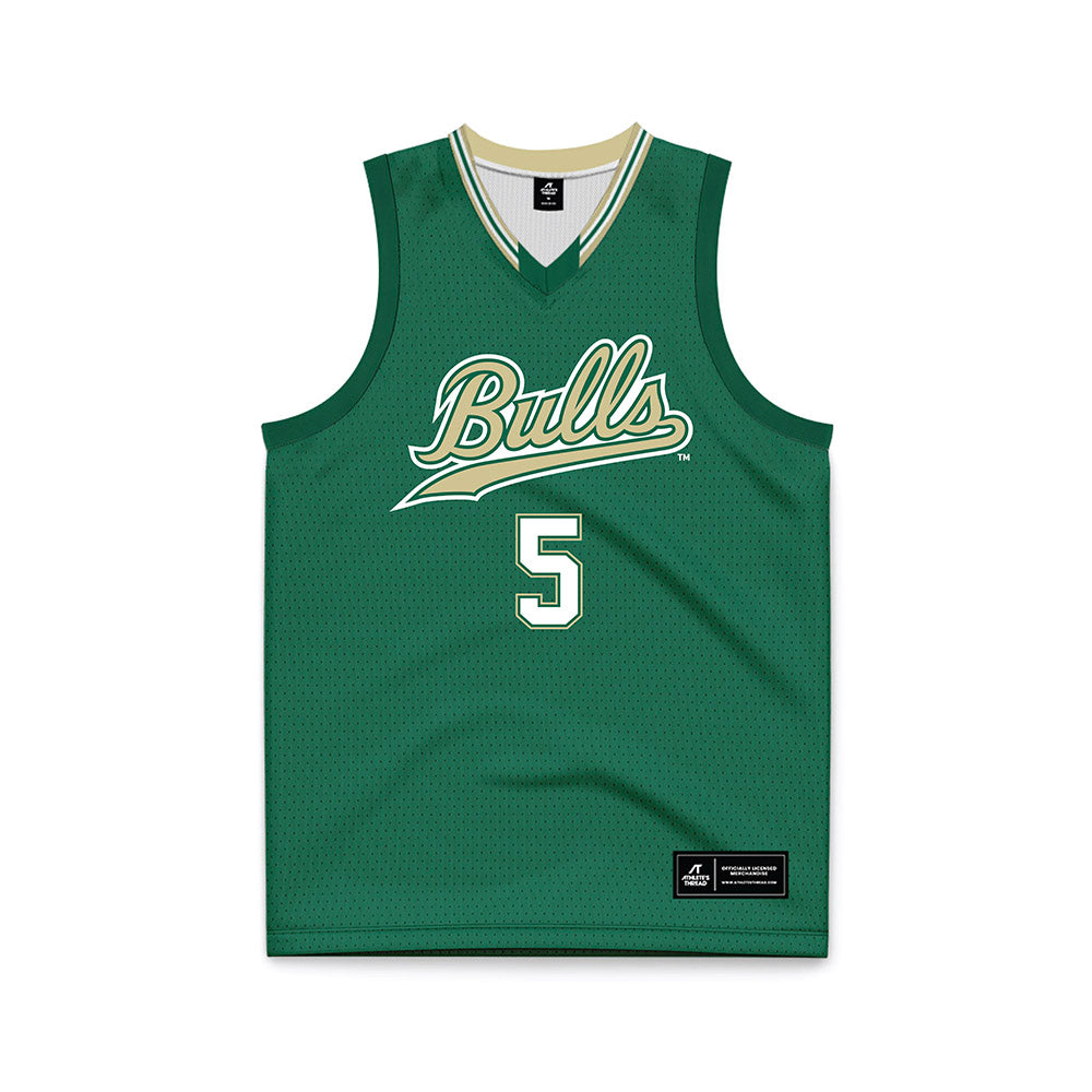 USF - NCAA Women's Basketball : Brooklyn Hall - Basketball Jersey-0