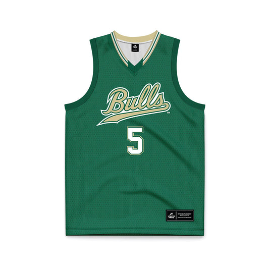 USF - NCAA Women's Basketball : Brooklyn Hall - Basketball Jersey-0