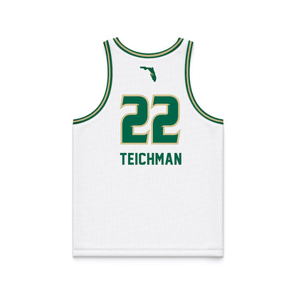 USF - NCAA Women's Basketball : Lee Teichman - Basketball Jersey-1