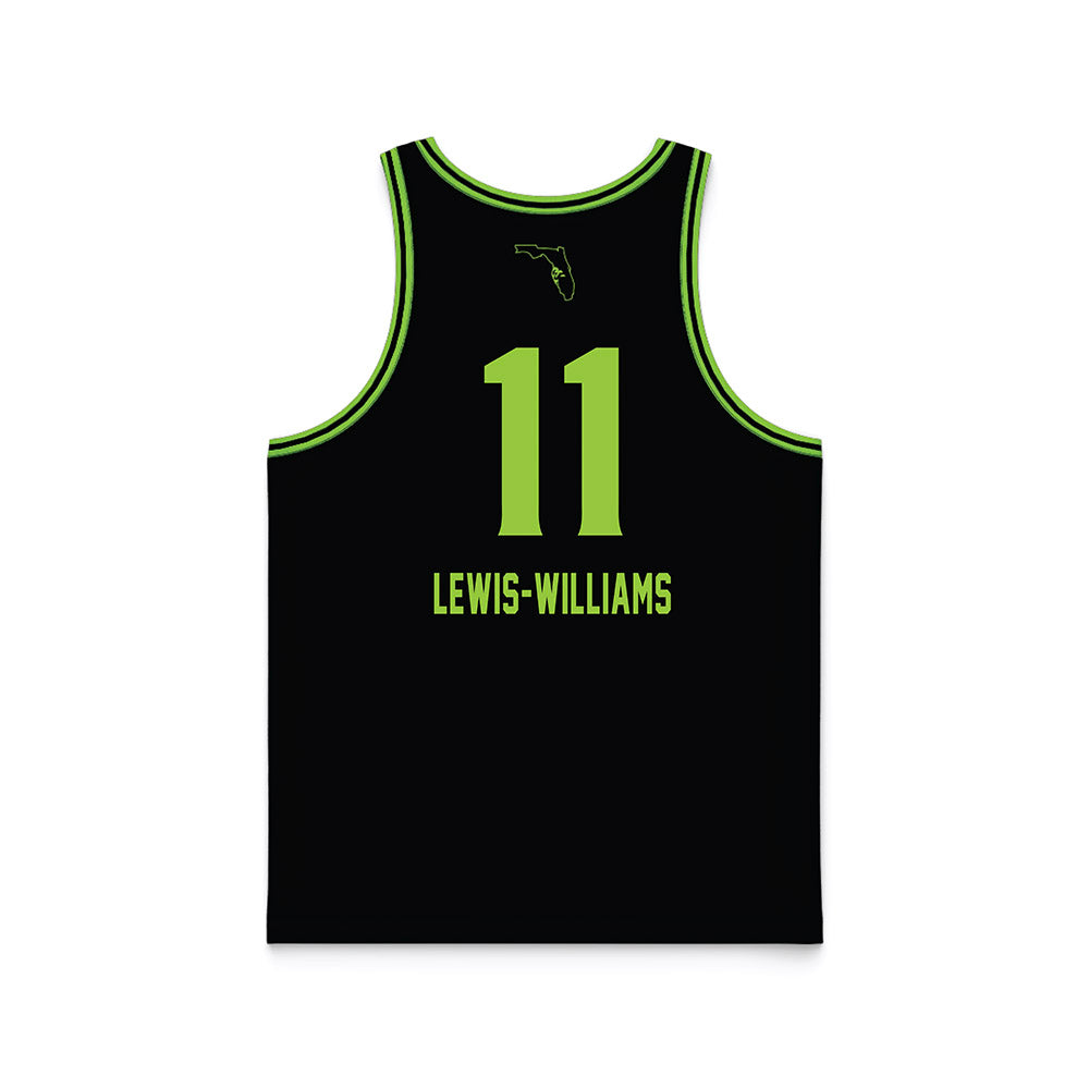 USF - NCAA Women's Basketball : Kirsten Lewis-Williams - Black Basketball Jersey-1