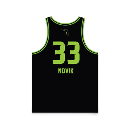 USF - NCAA Women's Basketball : Katsiaryna Novik - Black Basketball Jersey-1