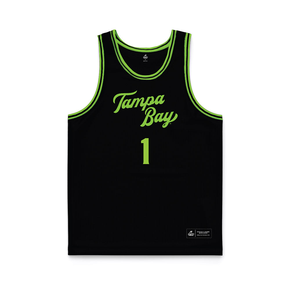 USF - NCAA Women's Basketball : Katie Davidson - Black Basketball Jersey-0