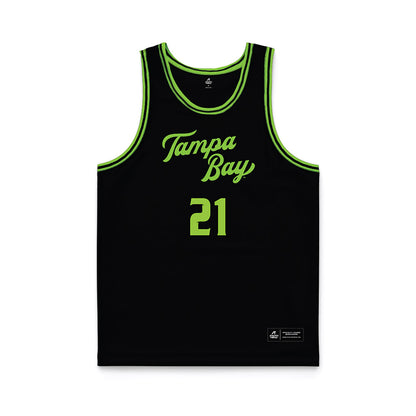 USF - NCAA Women's Basketball : Lor Mputu - Black Basketball Jersey-0