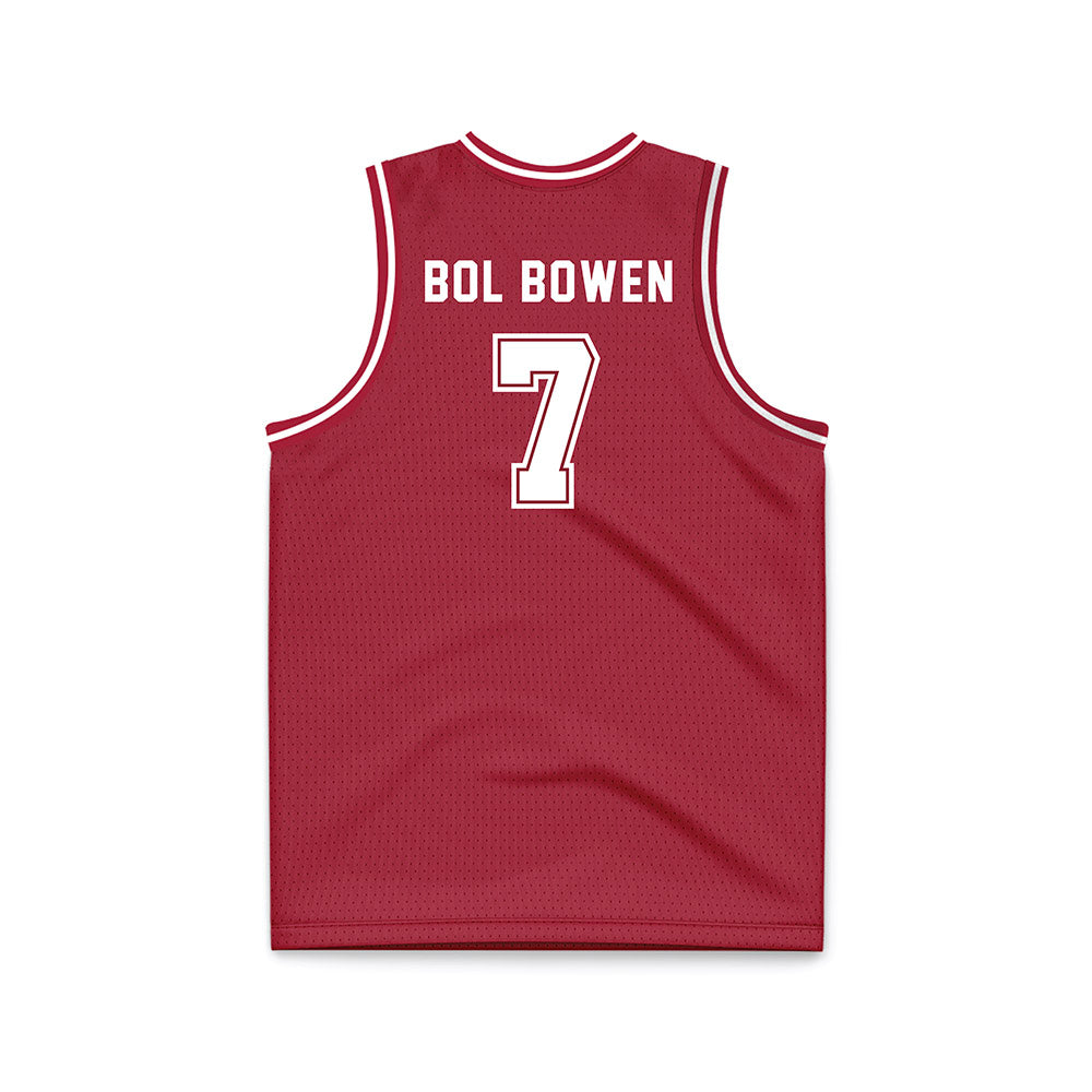 Alabama - NCAA Men's Basketball : Taylor Bol Bowen - Crimson Basketball Jersey-1