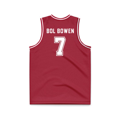 Alabama - NCAA Men's Basketball : Taylor Bol Bowen - Crimson Basketball Jersey-1