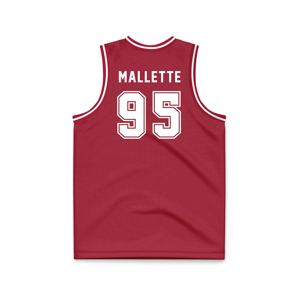 Alabama - NCAA Men's Basketball : Houston Mallette - Crimson Basketball Jersey-1