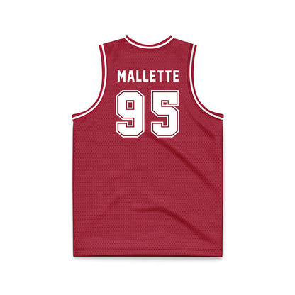 Alabama - NCAA Men's Basketball : Houston Mallette - Crimson Basketball Jersey-1