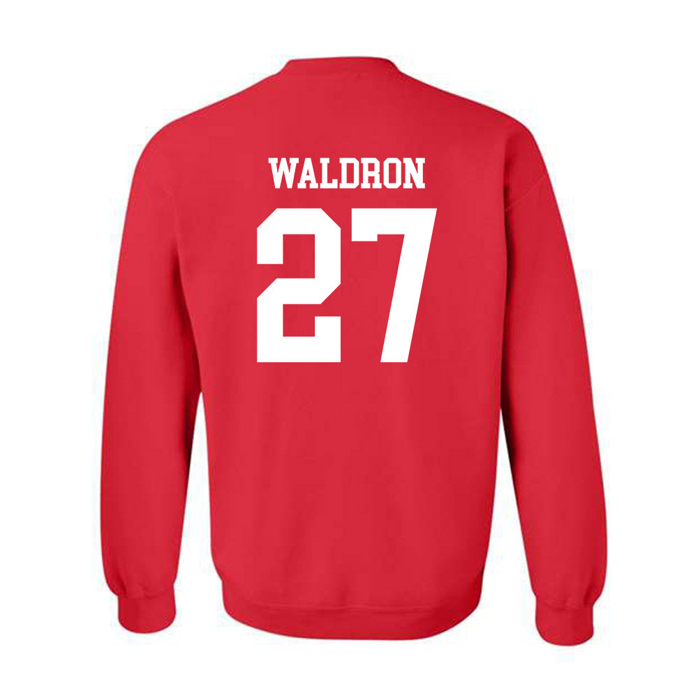 Jax State - NCAA Baseball : Taylor Waldron - Classic Shersey Crewneck Sweatshirt-1