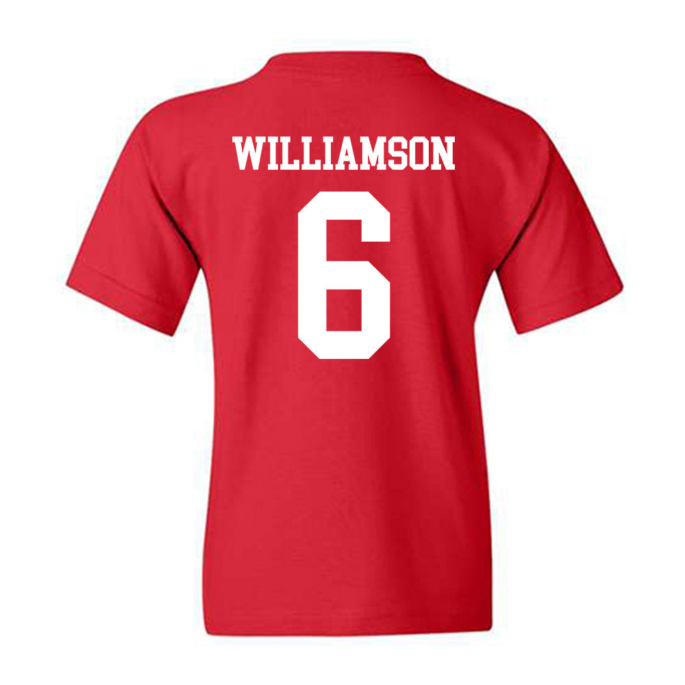 Jax State - NCAA Baseball : Ace Williamson - Classic Shersey Youth T-Shirt-1