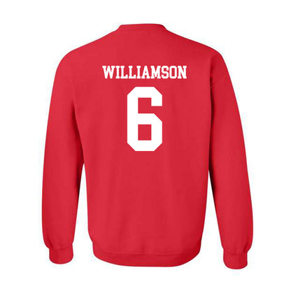 Jax State - NCAA Baseball : Ace Williamson - Classic Shersey Crewneck Sweatshirt-1