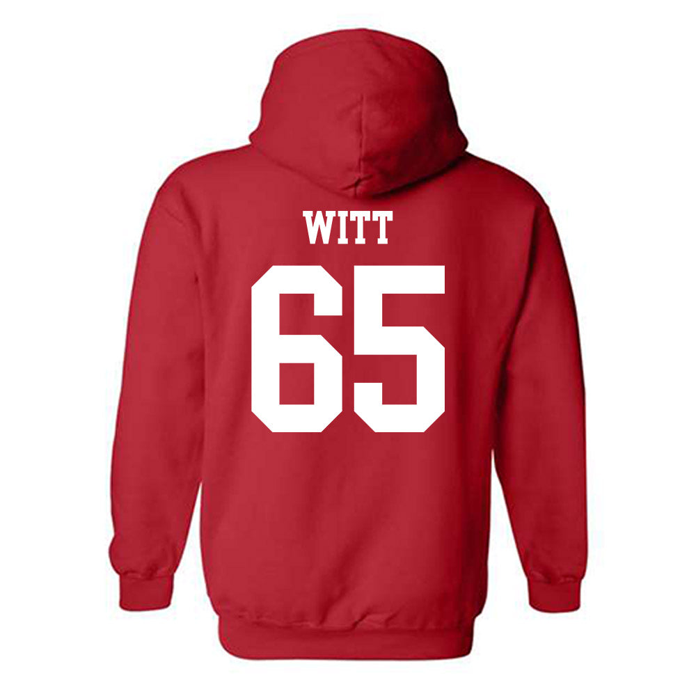 Jax State - NCAA Football : Britin Witt - Classic Shersey Hooded Sweatshirt-1