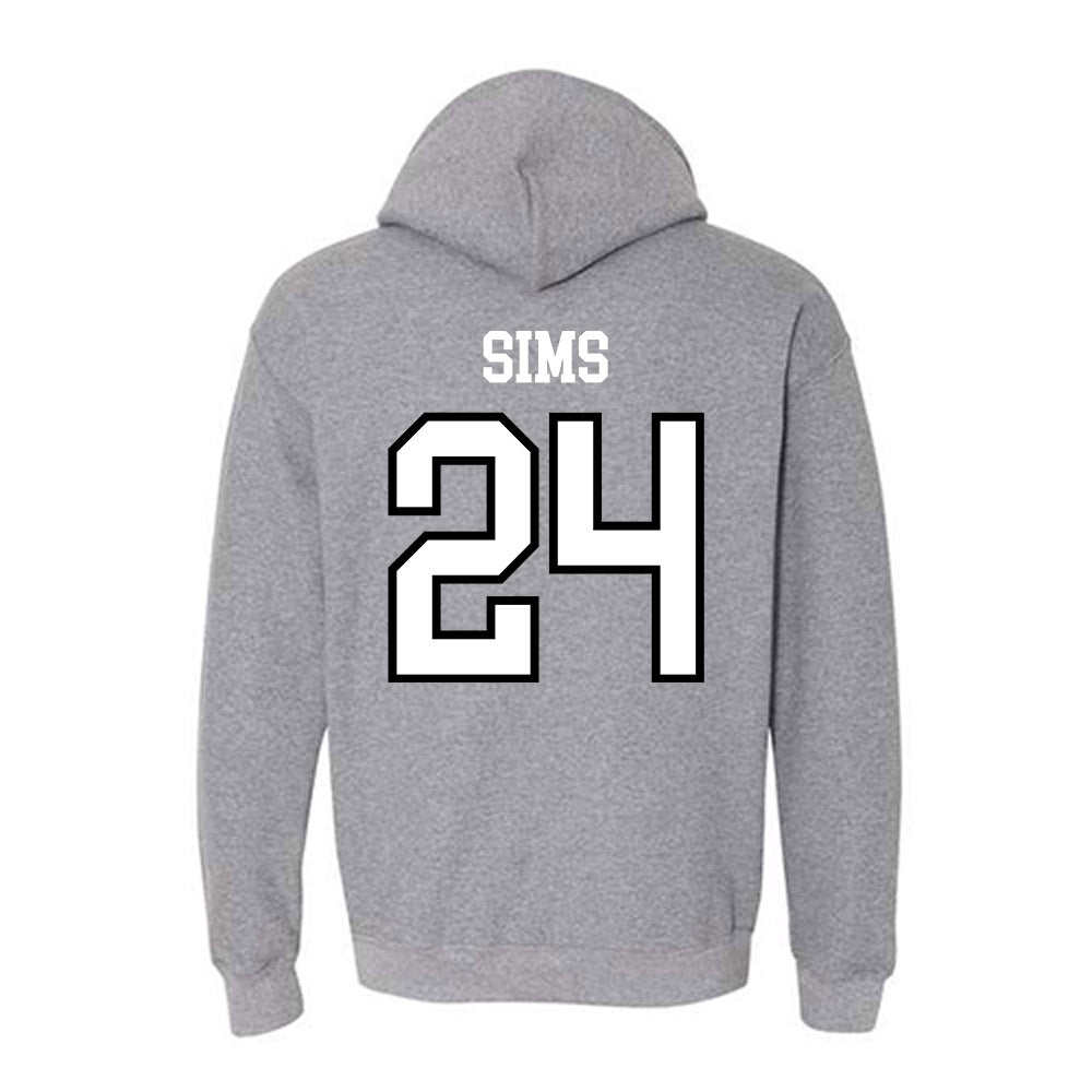 Jax State - NCAA Football : Ty Sims - Classic Shersey Hooded Sweatshirt-1