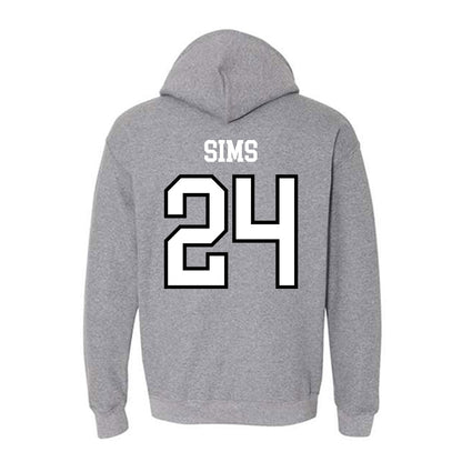 Jax State - NCAA Football : Ty Sims - Classic Shersey Hooded Sweatshirt-1