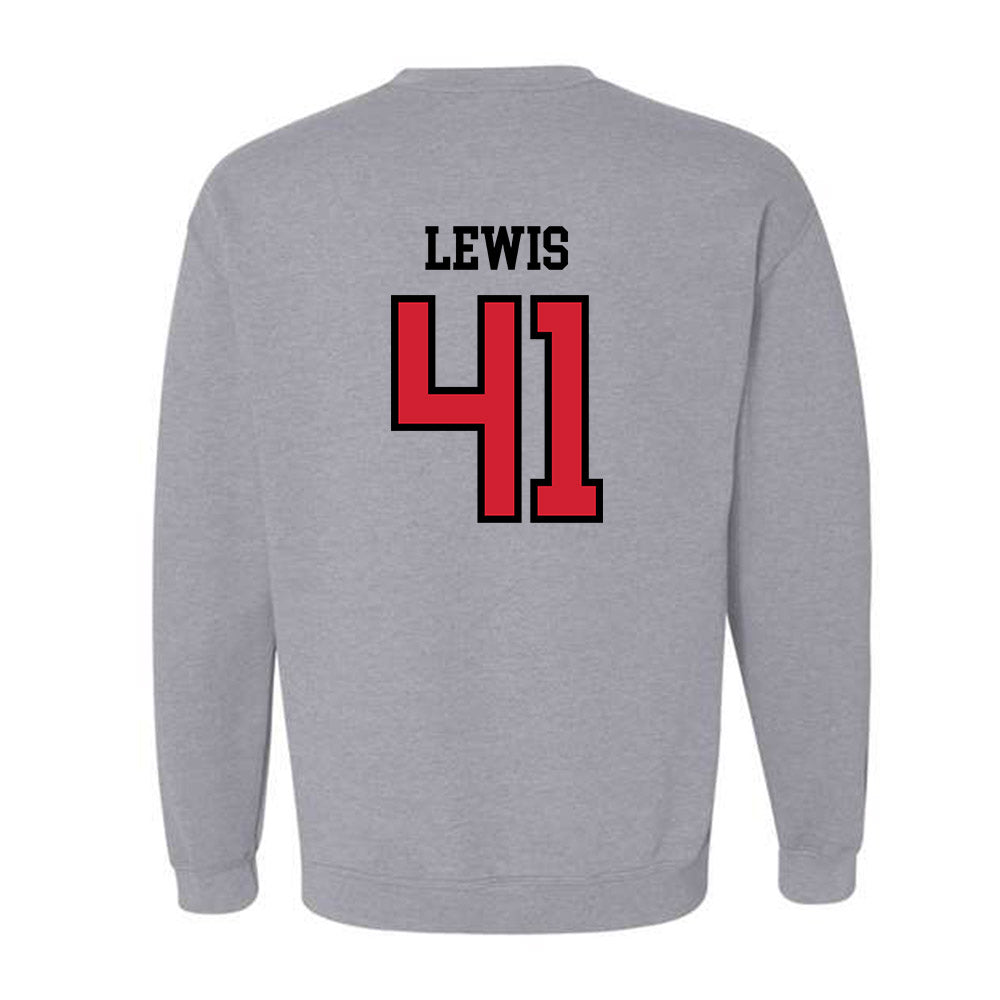 Jax State - NCAA Football : Carter Lewis - Classic Shersey Crewneck Sweatshirt-1