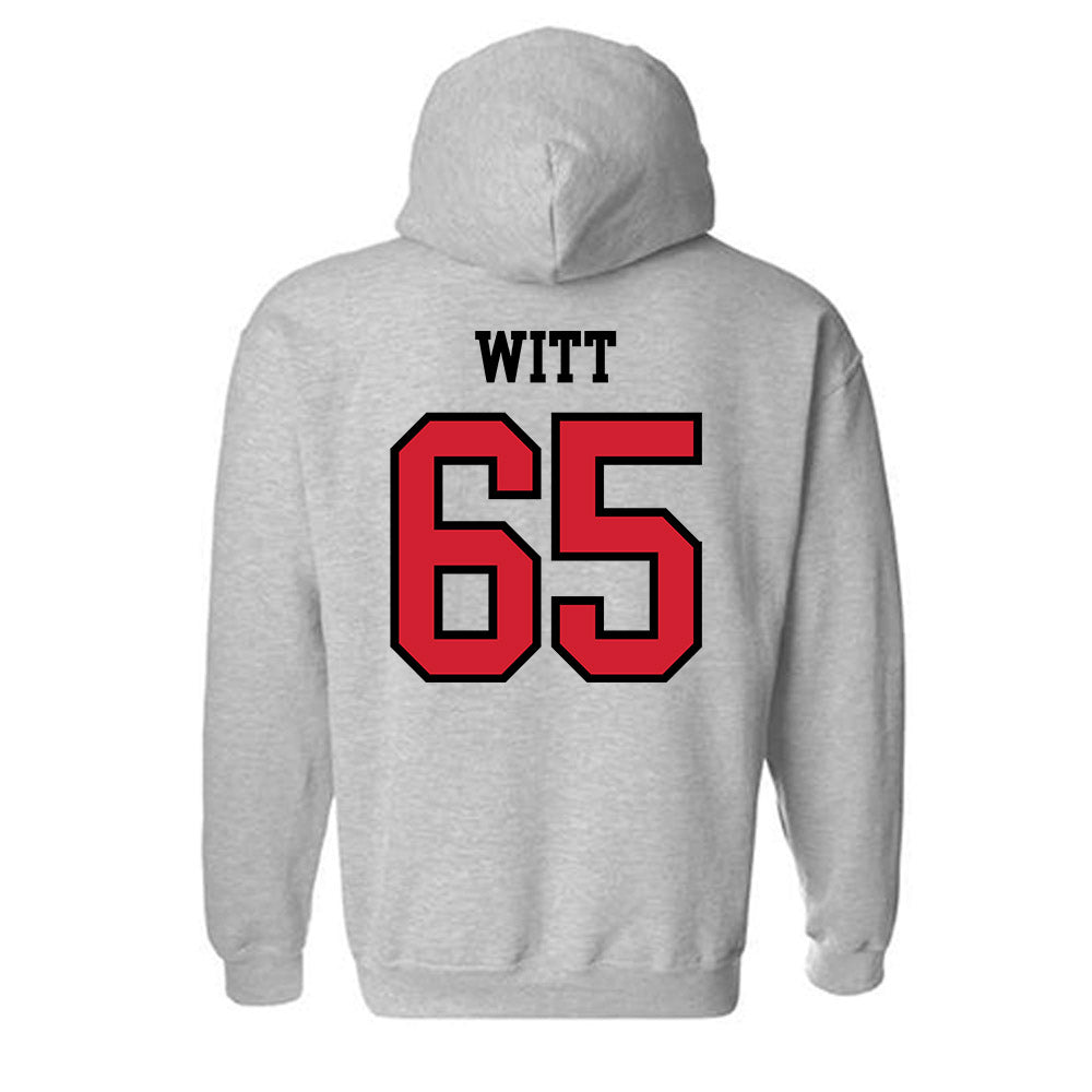 Jax State - NCAA Football : Britin Witt - Classic Shersey Hooded Sweatshirt-1