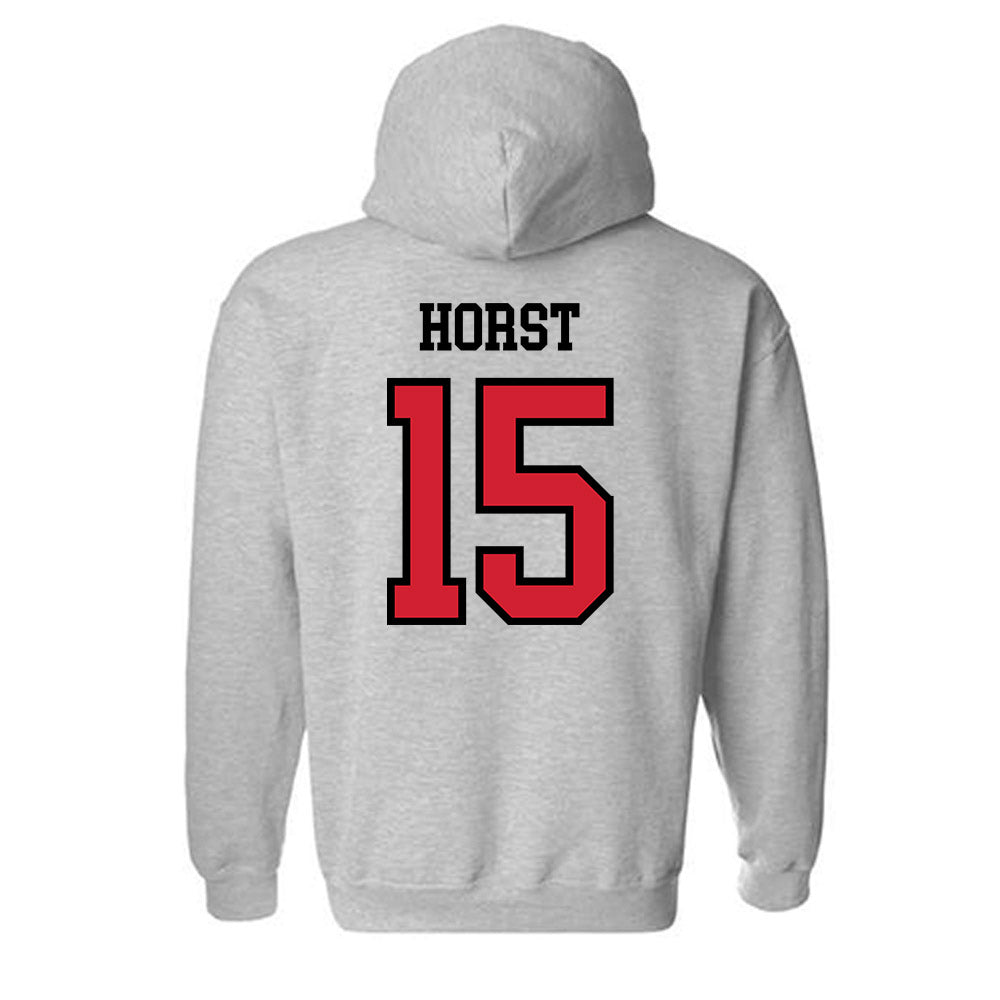 Jax State - NCAA Baseball : Chase Horst - Classic Shersey Hooded Sweatshirt-1