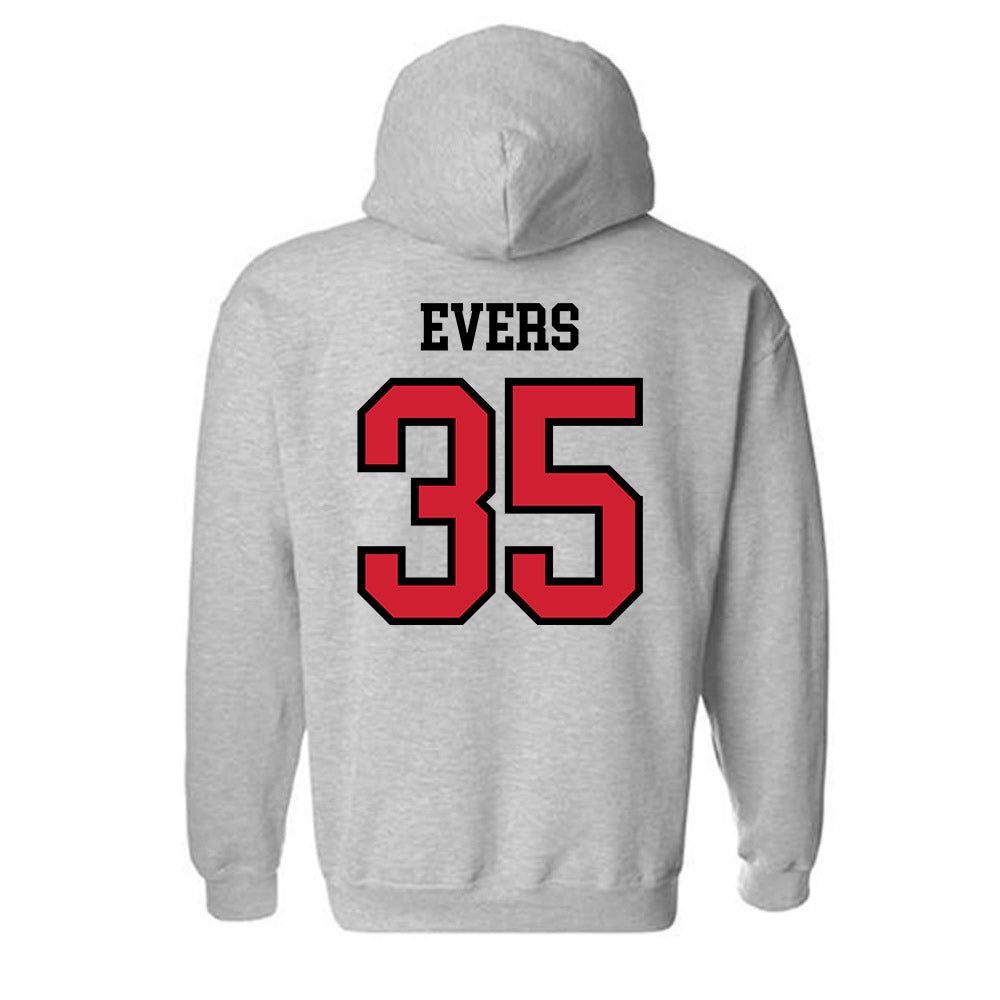 Jax State - NCAA Baseball : Jackson Evers - Classic Shersey Hooded Sweatshirt-1