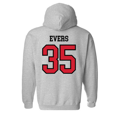Jax State - NCAA Baseball : Jackson Evers - Classic Shersey Hooded Sweatshirt-1