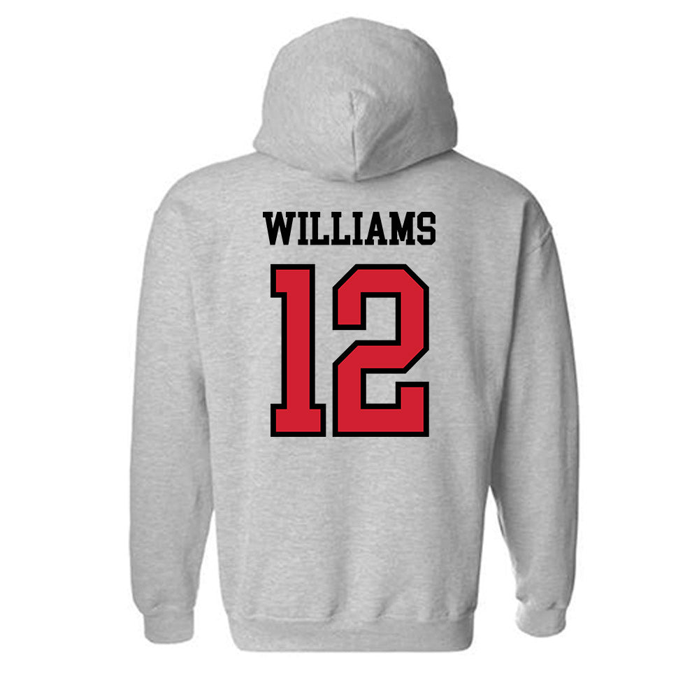 Jax State - NCAA Baseball : Evan Williams - Classic Shersey Hooded Sweatshirt-1