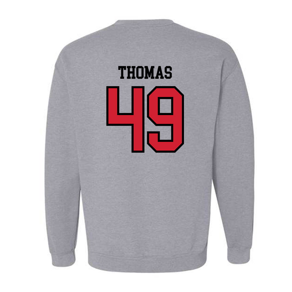 Jax State - NCAA Football : Nate Thomas - Classic Shersey Crewneck Sweatshirt-1