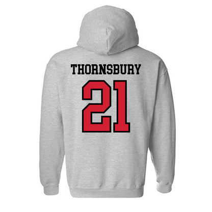 Jax State - NCAA Women's Basketball : Kyera Thornsbury - Classic Shersey Hooded Sweatshirt-1