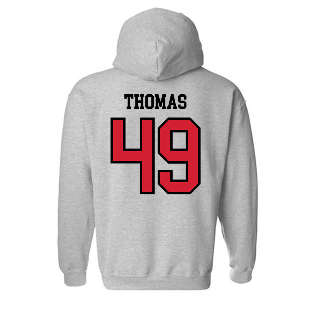 Jax State - NCAA Football : Nate Thomas - Classic Shersey Hooded Sweatshirt-1