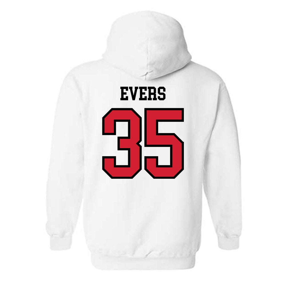 Jax State - NCAA Baseball : Jackson Evers - Classic Shersey Hooded Sweatshirt-1