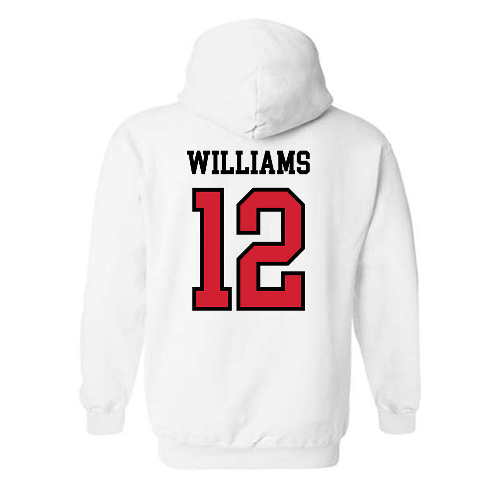 Jax State - NCAA Baseball : Evan Williams - Classic Shersey Hooded Sweatshirt-1