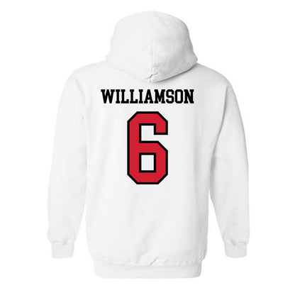 Jax State - NCAA Baseball : Ace Williamson - Classic Shersey Hooded Sweatshirt-1