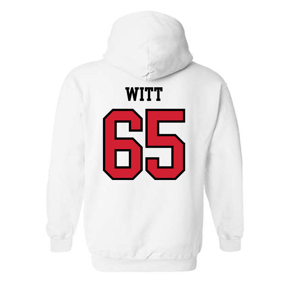 Jax State - NCAA Football : Britin Witt - Classic Shersey Hooded Sweatshirt-1