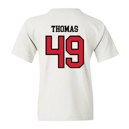Jax State - NCAA Football : Nate Thomas - Classic Shersey Youth T-Shirt-1