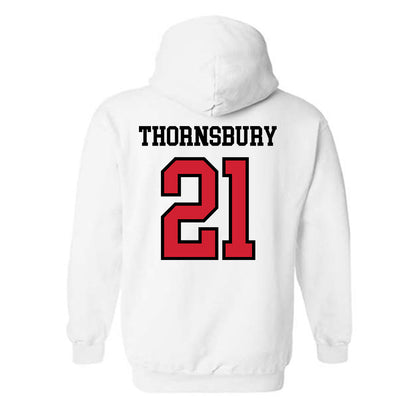 Jax State - NCAA Women's Basketball : Kyera Thornsbury - Classic Shersey Hooded Sweatshirt-1