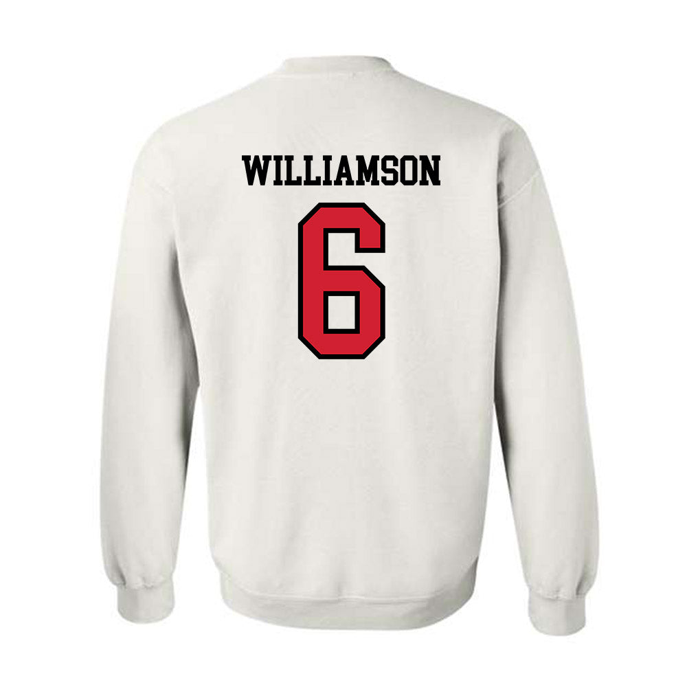 Jax State - NCAA Baseball : Ace Williamson - Classic Shersey Crewneck Sweatshirt-1