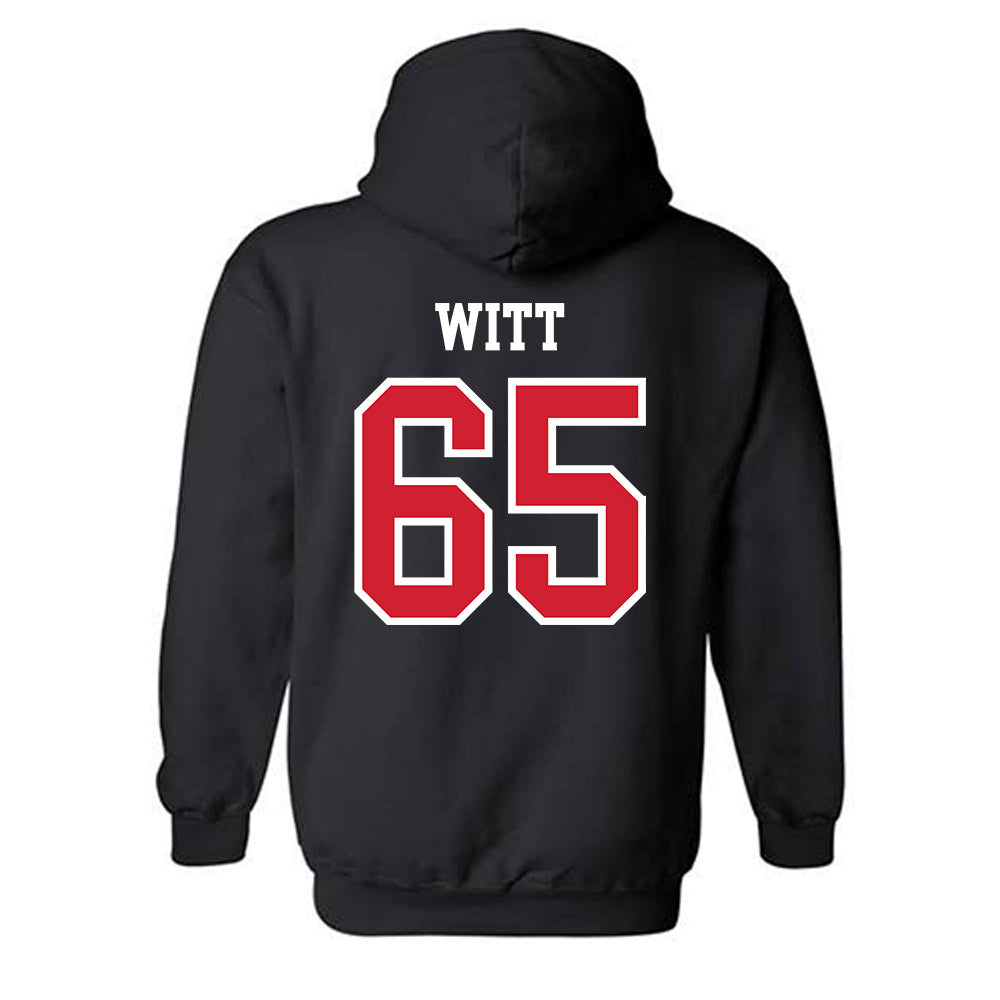 Jax State - NCAA Football : Britin Witt - Classic Shersey Hooded Sweatshirt-1