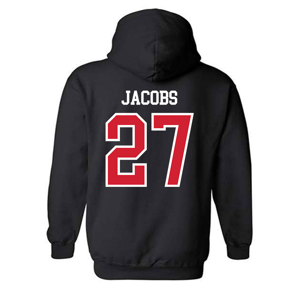 Jax State - NCAA Women's Soccer : Amelia Jacobs - Classic Shersey Hooded Sweatshirt-1