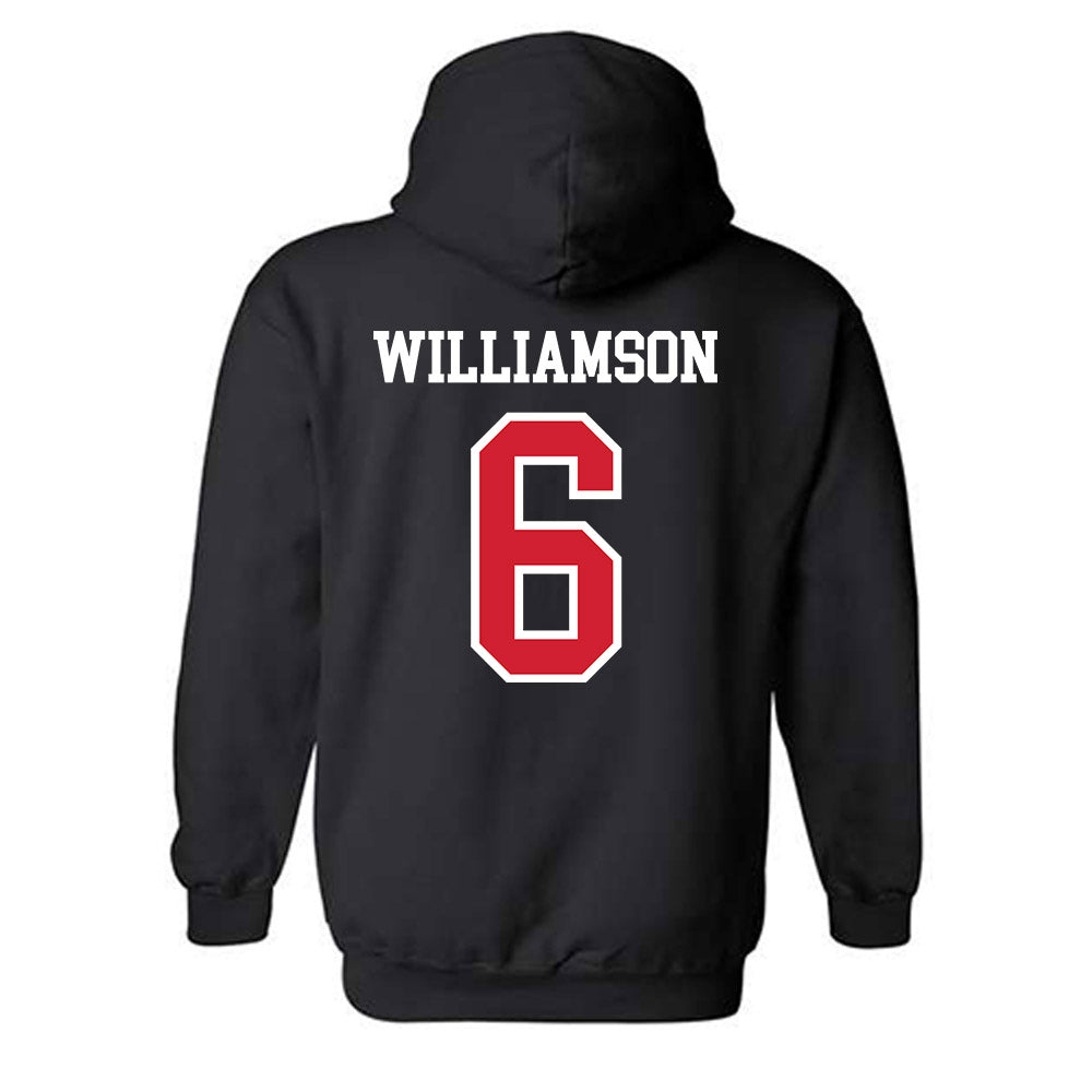 Jax State - NCAA Baseball : Ace Williamson - Classic Shersey Hooded Sweatshirt-1