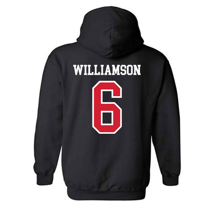 Jax State - NCAA Baseball : Ace Williamson - Classic Shersey Hooded Sweatshirt-1