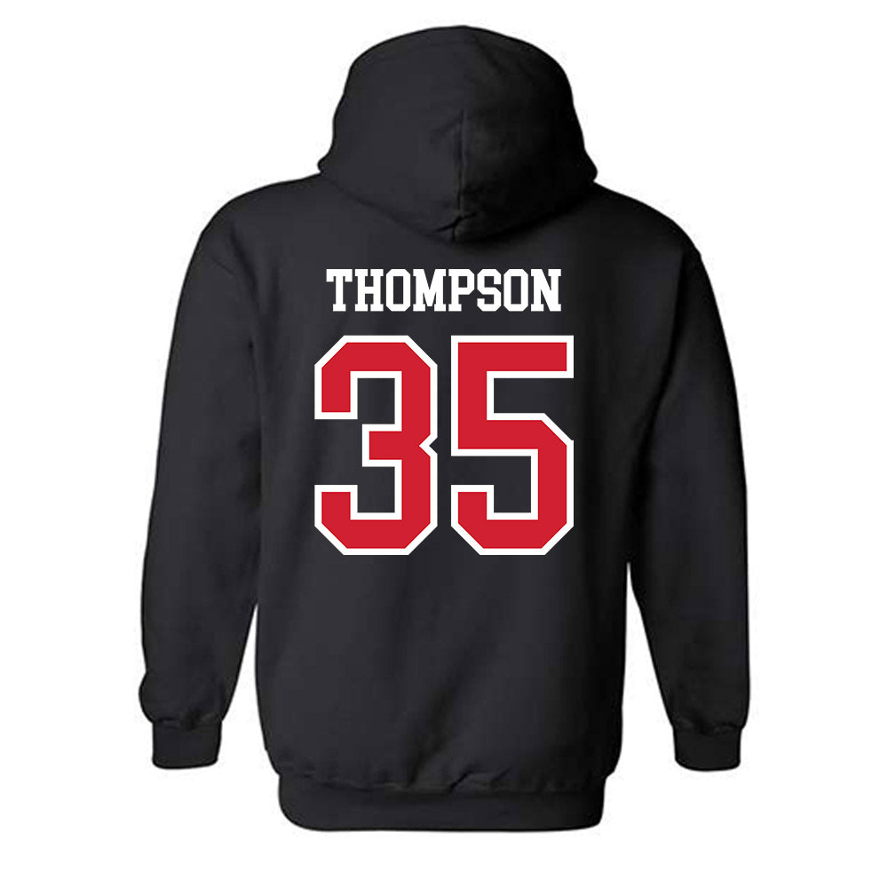 Jax State - NCAA Football : Aidan Thompson - Classic Shersey Hooded Sweatshirt-1