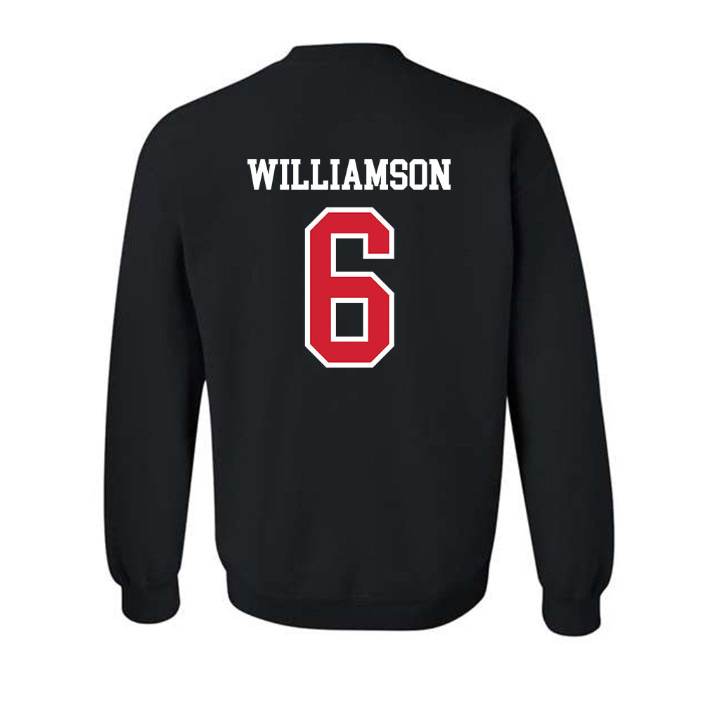 Jax State - NCAA Baseball : Ace Williamson - Classic Shersey Crewneck Sweatshirt-1
