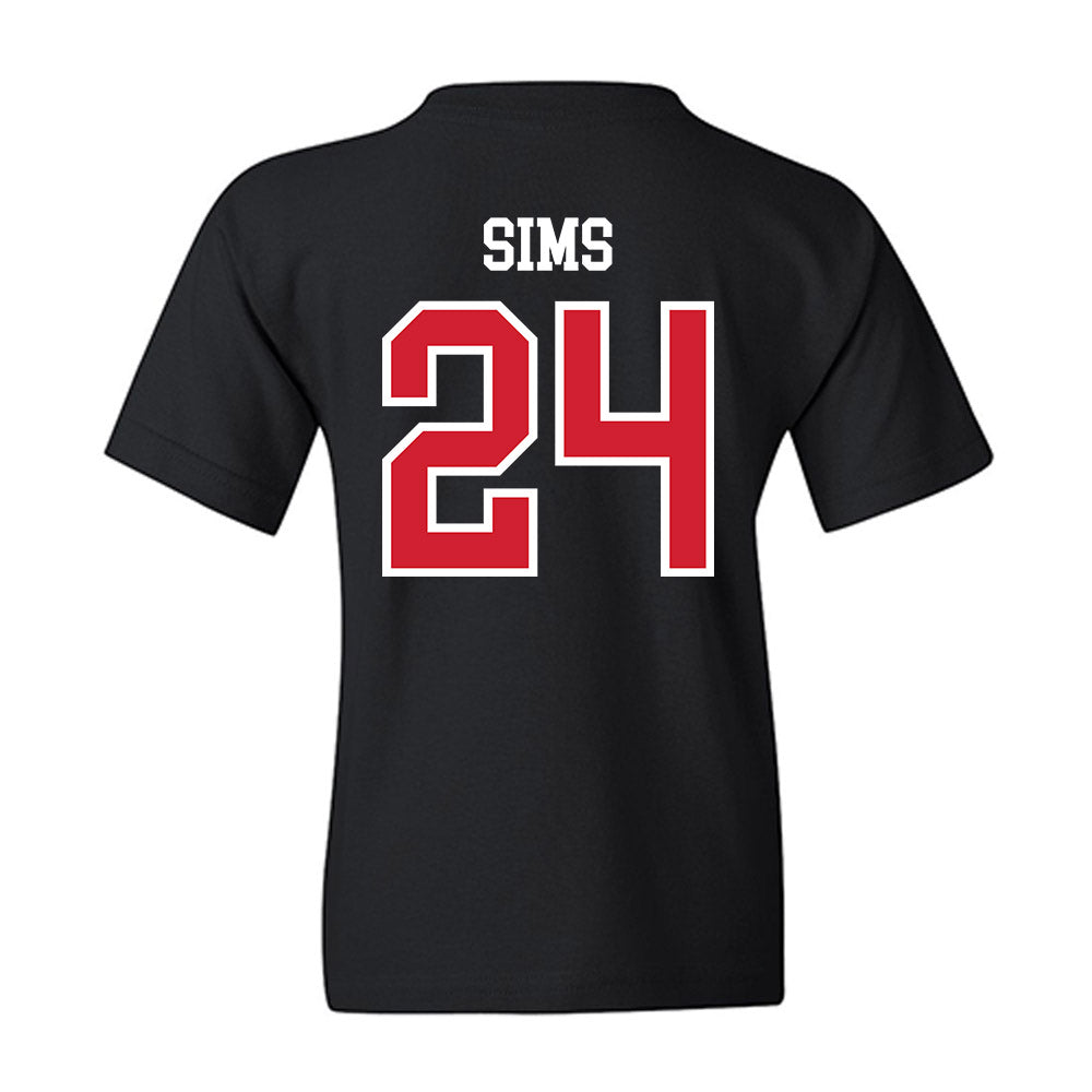 Jax State - NCAA Football : Ty Sims - Classic Shersey Youth T-Shirt-1